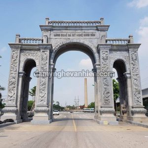 Cổng đá - cột tứ trụ đá 16