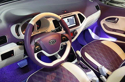 Mẫu mới đẹp mới hoàn thiện bộ đổi màu cho KIA